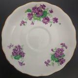 Colclough - Violets B - Saucer