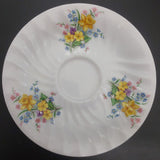 Queen Anne - Spring Flowers on Swirl - Saucer