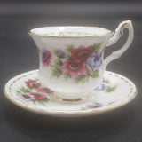 Royal Albert - Flowers of the Month Series: March, Anemones - Miniature Duo