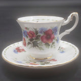 Royal Albert - Flowers of the Month Series: August, Poppy - Miniature Duo