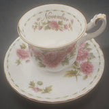 Royal Albert - Flowers of the Month Series: November, Chrysanthemum  - Miniature Duo