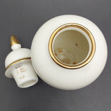 Alka - Blue, White and Pink Flowers - Small Lidded Vase