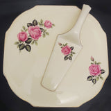 Lord Nelson - Pink Roses - Pavlova/Cake Plate and Server