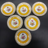 Foley - Floral Sprays, Yellow Band - 21-piece Tea Set