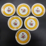 Foley - Floral Sprays, Yellow Band - 21-piece Tea Set