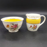 Foley - Floral Sprays, Yellow Band - 21-piece Tea Set