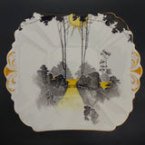 Shelley - Sunrise and Tall Trees - Cake Plate