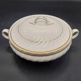 Aynsley - White Swirl, 8359 - Lidded Serving Dish