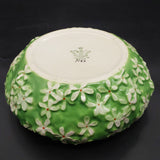 A J Wilkinson - White Flowers on Green - Serving Bowl
