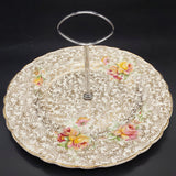 A J Wilkinson - Celtic Rose - Handled Cake Plate