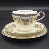 Aynsley - Blue and Yellow Flowers and Leaves - Trio