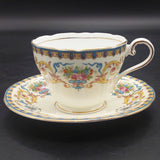 Aynsley - Blue and Yellow Flowers and Leaves - Duo
