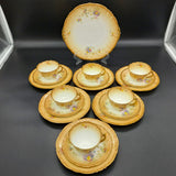 William A Adderley - Spray No 90 - 19-piece Tea Set
