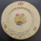 Hollinshead & Kirkham - Old English Sampler Grape Filigree - Side Plate, Round