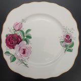 Royal Vale - Pink and Maroon Roses - 21-piece Tea Set