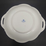 Coalport - Floral Spray with Blue Band - Tab-handled Round Dish