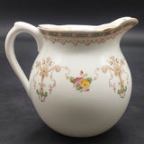 Aynsley - Floral Garland, Green Rim, 16199 - Milk Jug