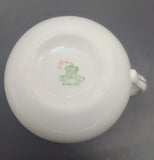 Aynsley - Floral Garland, Green Rim, 16199 - Milk Jug