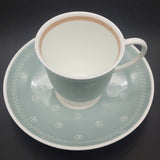 Susie Cooper - Dots and Squiggles, Light Blue - Demitasse Duo