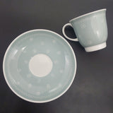 Susie Cooper - Dots and Squiggles, Light Blue - Demitasse Duo