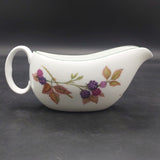 Royal Worcester - Evesham Vale - Gravy Boat and Underplate