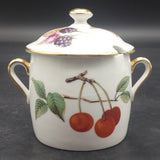 Royal Worcester - Evesham Gold - Lidded Preserve Pot