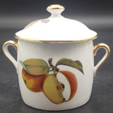 Royal Worcester - Evesham Gold - Lidded Preserve Pot
