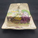 Hollinshead & Kirkham - Pompadour - Lidded Butter Dish