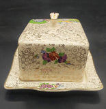 Hollinshead & Kirkham - Pompadour - Lidded Butter Dish