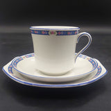 Phoenix - Small Pink and White Flowers on Blue Band - Trio