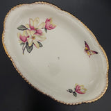 Wood & Sons - Magnolia and Butterfly - Gravy Boat and Underplate