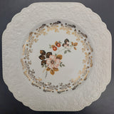 Lord Nelson - Pink and White Roses - Salad Plate with Embossed Rim