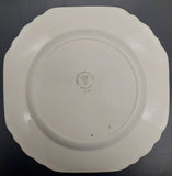 Lord Nelson - Pink and White Roses - Salad Plate with Embossed Rim