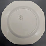 Lord Nelson - Pink and White Roses - Dinner Plate with Embossed Rim