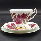Adderley - Red Roses with Pastel Rim, Blue - Trio