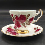 Adderley - Red Roses with Pastel Rim, Blue - Duo