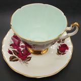 Adderley - Red Roses with Pastel Rim, Blue - Duo
