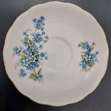 Royal Vale - Blue Forget-Me-Nots - Saucer