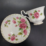 Royal Albert - Flowers of the Month Series: November, Chrysanthemum  - Trio