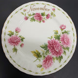 Royal Albert - Flowers of the Month Series: November, Chrysanthemum  - Trio