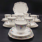 Royal Albert - Trellis, Grey Band - 21-piece Tea Set