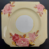 Aynsley - Pink Roses on Yellow - 20-piece Tea Set