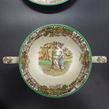 Spode - Spode's Byron - Soup Bowl with Saucer