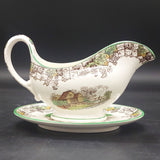 Spode - Spode's Byron - Gravy Boat and Saucer