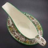 Spode - Spode's Byron - Gravy Boat and Saucer