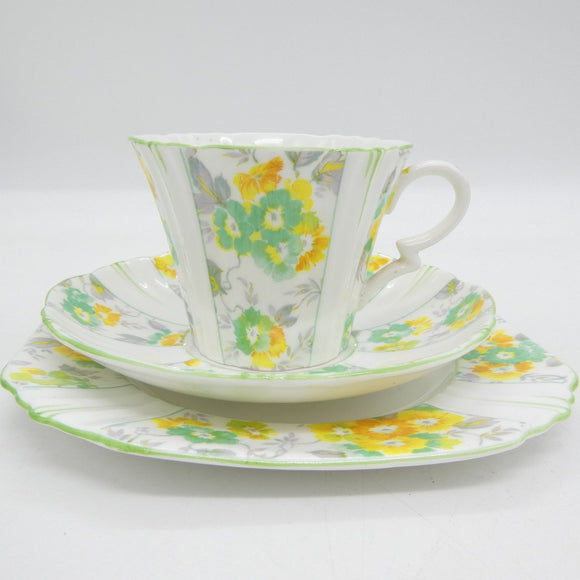 Royal Albert - Green and Yellow Flowers - Trio