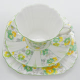 Royal Albert - Green and Yellow Flowers - Trio