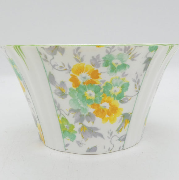 Royal Albert - Green and Yellow Flowers - Sugar Bowl
