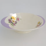 Royal Winton - Purple Tab Handles with Coloured Daisies - Bowl