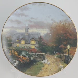 Royal Doulton - Garden Cottages of England, "Open Gate Cottage" - Collector Plate